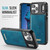 Apple iPhone 17 Pro CaseMe C69 Series Magnetic Vegan Leather Back Phone Case - Green