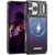 Apple iPhone 17 Pro Max CaseMe C69 Series Magnetic Vegan Leather Back Phone Case - Purple