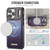 Apple iPhone 17 Pro Max CaseMe C69 Series Magnetic Vegan Leather Back Phone Case - Purple
