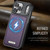 Apple iPhone 17 Pro Max CaseMe C69 Series Magnetic Vegan Leather Back Phone Case - Purple