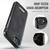 Apple iPhone 17e /16e CaseMe C69 Series Magnetic Vegan Leather Back Phone Case - Black