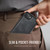 Apple iPhone 17e /16e CaseMe C69 Series Magnetic Vegan Leather Back Phone Case - Black