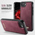 Apple iPhone 17e /16e CaseMe C69 Series Magnetic Vegan Leather Back Phone Case - Red