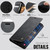Google Pixel 10a CaseMe 033 Calf Leather Lining Microfibre RFID Blocking Phone Case - Black