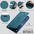 Google Pixel 10a CaseMe 033 Calf Leather Lining Microfibre RFID Blocking Phone Case - Green