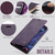 Google Pixel 10a CaseMe 033 Calf Leather Lining Microfibre RFID Blocking Phone Case - Purple