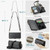 Google Pixel 10a CaseMe C36 Card Slots Zipper Wallet RFID Anti-theft Leather Phone Case - Black