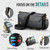 Google Pixel 10a CaseMe C36 Card Slots Zipper Wallet RFID Anti-theft Leather Phone Case - Black