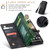 Google Pixel 11 / 11 Pro CaseMe 008 Detachable Multifunctional Leather Phone Case - Black