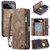 Google Pixel 11 / 11 Pro CaseMe 008 Detachable Multifunctional Leather Phone Case - Brown