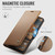 Google Pixel 11 / 11 Pro CaseMe 023 Butterfly Buckle Litchi Texture RFID Anti-theft Leather Phone Case - Brown