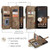Google Pixel 11 / 11 Pro CaseMe C30 Card Slots Zipper Wallet Leather Phone Case - Brown