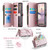 Google Pixel 11 / 11 Pro CaseMe C36 Card Slots Zipper Wallet RFID Anti-theft Leather Phone Case - Pink