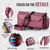 Google Pixel 11 / 11 Pro CaseMe C36 Card Slots Zipper Wallet RFID Anti-theft Leather Phone Case - Wine