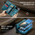 Google Pixel 11 Pro XL CaseMe 008 Detachable Multifunctional Leather Phone Case - Blue