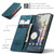Google Pixel 11 Pro XL CaseMe 013 Multifunctional Horizontal Flip Leather Phone Case - Blue