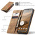 Google Pixel 11 Pro XL CaseMe 013 Multifunctional Horizontal Flip Leather Phone Case - Brown