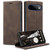Google Pixel 11 Pro XL CaseMe 013 Multifunctional Horizontal Flip Leather Phone Case - Coffee