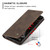 Google Pixel 11 Pro XL CaseMe 013 Multifunctional Horizontal Flip Leather Phone Case - Coffee