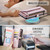 Google Pixel 11 Pro XL CaseMe C36 Card Slots Zipper Wallet RFID Anti-theft Leather Phone Case - Pink