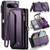 Google Pixel 11 Pro XL CaseMe C36 Card Slots Zipper Wallet RFID Anti-theft Leather Phone Case - Purple