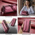 Google Pixel 11 Pro XL CaseMe C36 Card Slots Zipper Wallet RFID Anti-theft Leather Phone Case - Wine