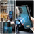 Samsung Galaxy A13 / A04s CaseMe C69 Series Magnetic Vegan Leather Back Phone Case - Green