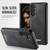 Samsung Galaxy A17 CaseMe C69 Series Magnetic Vegan Leather Back Phone Case - Black