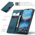 Samsung Galaxy A27 5G CaseMe 013 Multifunctional Horizontal Flip Leather Phone Case - Blue