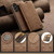 Samsung Galaxy A27 5G CaseMe 013 Multifunctional Horizontal Flip Leather Phone Case - Brown