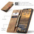Samsung Galaxy A27 5G CaseMe 013 Multifunctional Horizontal Flip Leather Phone Case - Brown