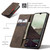 Samsung Galaxy A27 5G CaseMe 013 Multifunctional Horizontal Flip Leather Phone Case - Coffee