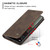 Samsung Galaxy A27 5G CaseMe 013 Multifunctional Horizontal Flip Leather Phone Case - Coffee
