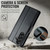 Samsung Galaxy A27 5G CaseMe 023 Butterfly Buckle Litchi Texture RFID Anti-theft Leather Phone Case - Black