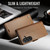 Samsung Galaxy A27 5G CaseMe 023 Butterfly Buckle Litchi Texture RFID Anti-theft Leather Phone Case - Brown