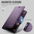 Samsung Galaxy A27 5G CaseMe 023 Butterfly Buckle Litchi Texture RFID Anti-theft Leather Phone Case - Purple