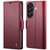Samsung Galaxy A27 5G CaseMe 023 Butterfly Buckle Litchi Texture RFID Anti-theft Leather Phone Case - Red