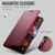Samsung Galaxy A27 5G CaseMe 023 Butterfly Buckle Litchi Texture RFID Anti-theft Leather Phone Case - Red