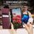 Samsung Galaxy A27 5G CaseMe 033 Calf Leather Lining Microfibre RFID Blocking Phone Case - Red