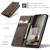 Samsung Galaxy A34 5G CaseMe 013 Multifunctional Horizontal Flip Leather Phone Case - Coffee