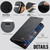 Samsung Galaxy A34 5G CaseMe 033 Calf Leather Lining Microfibre RFID Blocking Phone Case - Black