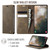 Samsung Galaxy A34 5G CaseMe 033 Calf Leather Lining Microfibre RFID Blocking Phone Case - Coffee
