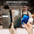 Samsung Galaxy A34 5G CaseMe 033 Calf Leather Lining Microfibre RFID Blocking Phone Case - Coffee