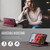 Samsung Galaxy A34 5G CaseMe 033 Calf Leather Lining Microfibre RFID Blocking Phone Case - Red