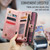 Samsung Galaxy A37 5G CaseMe 008 Detachable Multifunctional Leather Phone Case - Pink