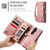 Samsung Galaxy A37 5G CaseMe 008 Detachable Multifunctional Leather Phone Case - Pink