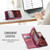 Samsung Galaxy A37 5G CaseMe 008 Detachable Multifunctional Leather Phone Case - Wine Red
