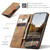 Samsung Galaxy A37 5G CaseMe 013 Multifunctional Horizontal Flip Leather Phone Case - Brown