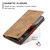 Samsung Galaxy A37 5G CaseMe 013 Multifunctional Horizontal Flip Leather Phone Case - Brown