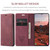 Samsung Galaxy A37 5G CaseMe 013 Multifunctional Horizontal Flip Leather Phone Case - Red